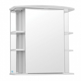 Зеркало-шкаф Style Line Лира 55 Эко Стандарт белое с полочкой Водяной