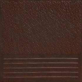 Плитка ступени клинкерная 29,8х29,8 Керамин Каир 4 коричневая