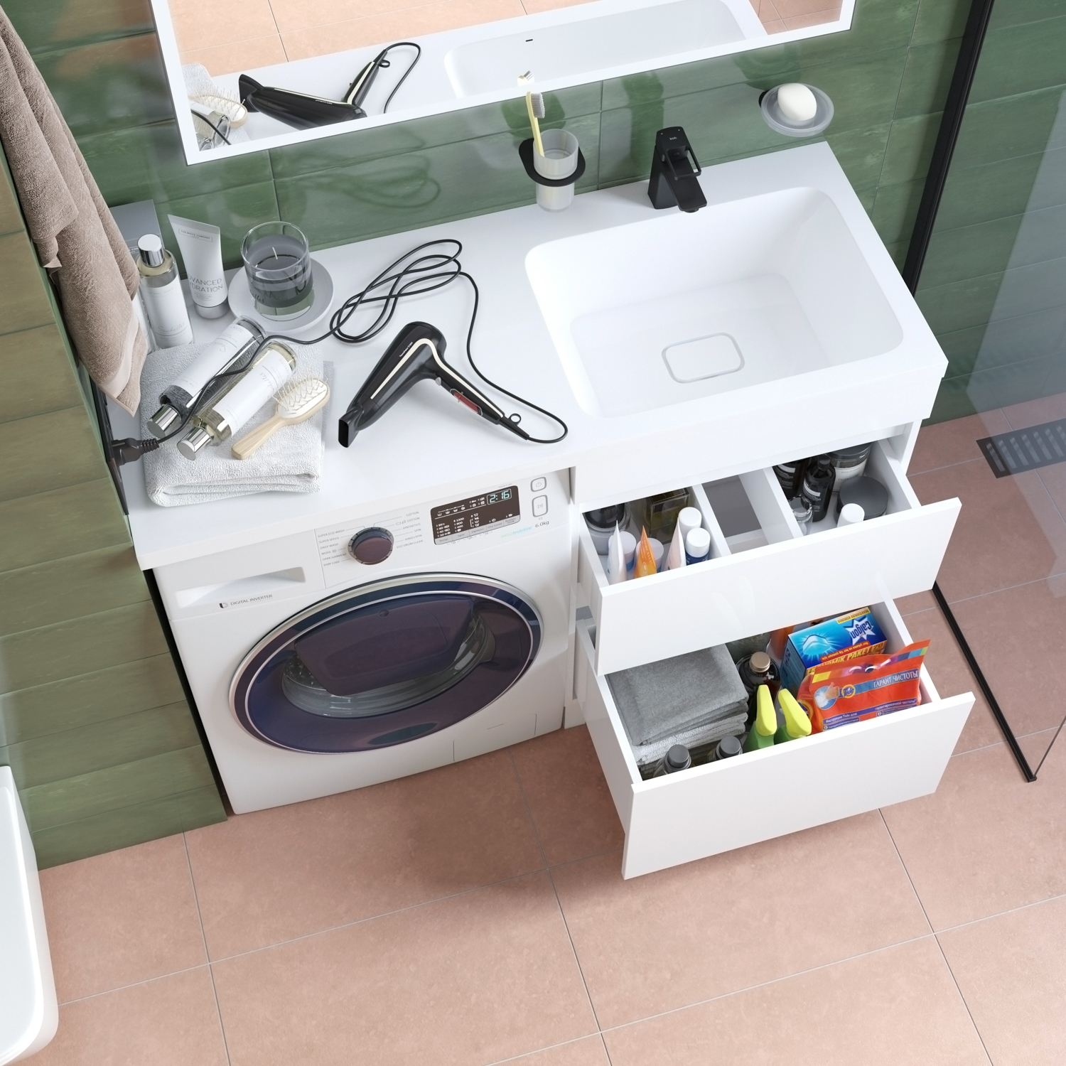 IDDIS раковина для стиральной машины