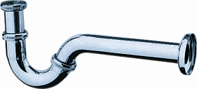 Сифон для биде вып. 1 1/4" х 32 Hansgrohe хром круглый без выпуска 55237000 Водяной