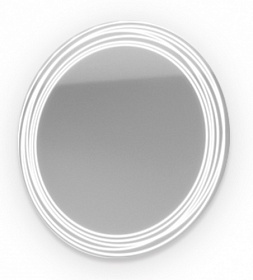 Зеркало Marka One Belle 75 Light белое LED подсветка У26304