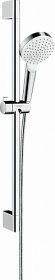 Душевая стойка с лейкой и шлангом Hansgrohe Crometta 1jet 669 мм d100 мм круглая 1 реж. 26533400 хром