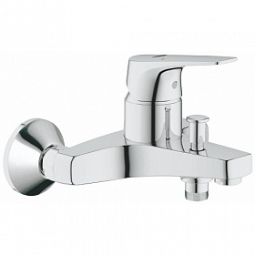 Смеситель для ванны/душа (короткий излив) Grohe BauFlow 23756000 хром латунь Водяной