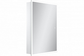 Зеркало-шкаф Sancos Cube 60х80 белое LED подсветка CU600