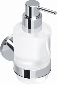 Дозатор жидкого мыла 0,2 л стекло/металл AM.PM X-Joy A85A36900 хром/белый Водяной