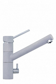 Смеситель для кухни (мойки) TopZero Prime Leonardo Smoke-47 с переключ.для фильтра питьевой воды серый латунь