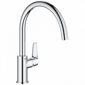 Смеситель для кухни (мойки) Grohe BauCurve 31536001 хром латунь Водяной