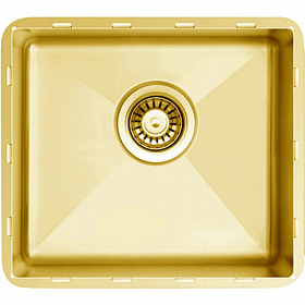 Мойка для кухни TopZero TZ RS/R10 ColorX TZ RS 451 GOLD прямоуг. 50х45 глуб. 21,5см (толщ.1,2мм) вып. 3 1/2" (подстольная) золото Водяной