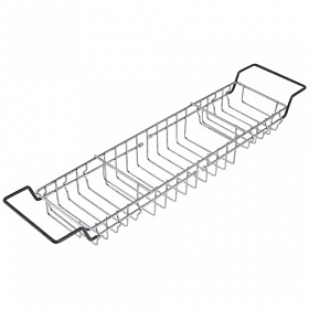 Полка для ванны металл Milardo Shelf хром 102W000M44 Водяной