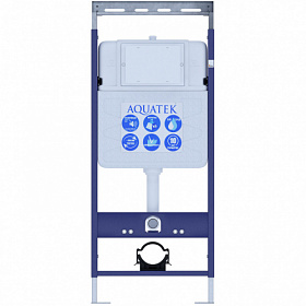 Инсталляция для унитаза Aquatek Easy Fix INS-0000010 монтажная рама Водяной