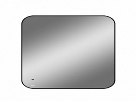 Зеркало Viant Люксембург 80х60 черное LED подсветка VLUX8060-ZLED