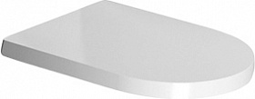 Сиденье-крышка для унитаза Duravit ME by Starck 0020090000 микролифт дюропласт метал.крепления