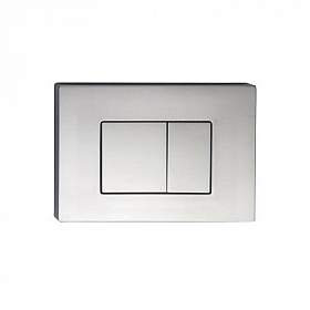 Кнопка смыва (клавиша) для инсталляции Iddis Unifix 030 прямоугольная хром матовая UNI30M0i77