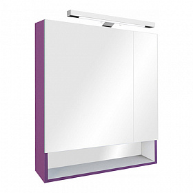 Зеркало-шкаф Roca Gap 80 фиолетовый LED подсветка ZRU9302753 Водяной