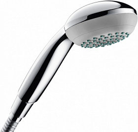 Лейка для душа Hansgrohe Crometta 85 Mono Green 1 реж. d85 мм 28561000 хром круглая Водяной