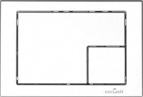 Кнопка смыва (клавиша) для инсталляции Cersanit Corner прямоугольная белая матовая S-BU-COR/Wh Водяной
