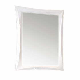 Зеркало Marka One Art Elegant белое LED подсветка У72502 Водяной