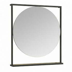 Зеркало Акватон Лофт Фабрик 80 дуб эндгрейн с полочкой 1A242602LTDU0
