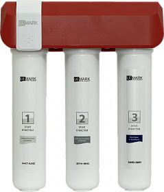 Фильтр под кран питьевой воды 3-х ступ. Lemark см./элем. Bio защита от бактерий для мягкой и жёсткой воды 9920087