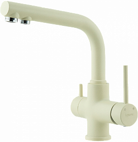 Смеситель для кухни (мойки) Lemark Comfort LM3061PSH с переключ.для фильтра питьевой воды шампань латунь Водяной