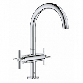 Смеситель для умывальника (раковины) Grohe Atrio New 21019003 хром латунь Водяной