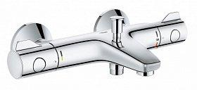 Смеситель для ванны/душа (короткий излив) термостат Grohe Grohtherm 800 34567000 хром латунь Водяной