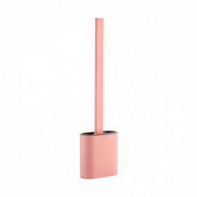 Ерш для унитаза напольный Ledeme L917R пластик розовый