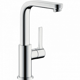 Смеситель для умывальника (раковины) Hansgrohe Metris S 31161000 хром латунь Водяной