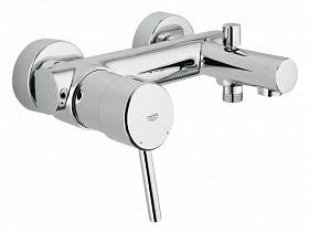 Смеситель для ванны/душа (короткий излив) Grohe Concetto New 32211001 хром латунь Водяной