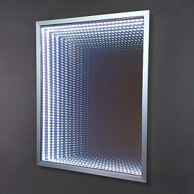Зеркало Azario Торманс 60х80 серебро LED подсветка ФР-00001405