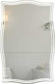 Зеркало Marka One Neoclassic-1 70 белое LED подсветка У52204