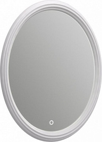 Зеркало Aima Pearl 70*95 Light белое с подогревом LED подсветка У51943 Водяной