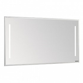 Зеркало Акватон Отель 120 белое с подогревом LED подсветка 1A101402OT010