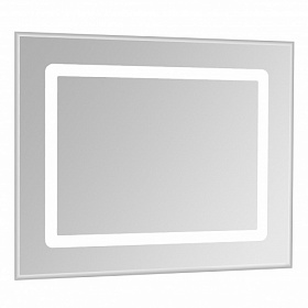 Зеркало Акватон Римини 100 белое с подогревом LED подсветка 1A136902RN010 Водяной