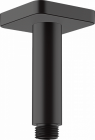 Кронштейн для лейки верхнего душа Hansgrohe Vernis Shape 26406670 длина 100 мм чёрный латунь Водяной