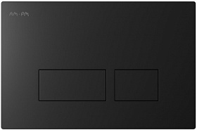 Кнопка смыва (клавиша) для инсталляции AM.PM Pro S прямоугольная чёрная матовая I047038 Водяной