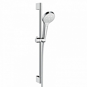 Душевая стойка с лейкой и шлангом Hansgrohe Croma Select S Multi 669 мм d110 мм круглая 3-х реж. 26560400 хром Водяной