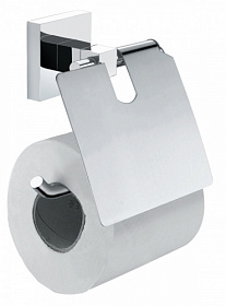 Держатель для туалетной бумаги скоба с крышкой Azario Rina AZ-87010 хром Водяной