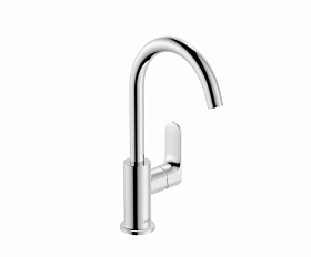 Смеситель для умывальника (раковины) Hansgrohe Rebris S 72536000 хром латунь Водяной