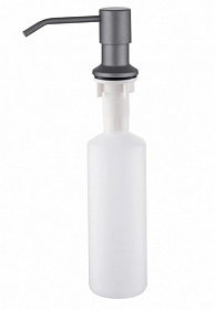 Дозатор жидкого мыла 0,24 л пластик Ledeme L405U графит