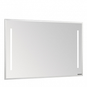 Зеркало Акватон Отель 100 белое с подогревом LED подсветка 1A107402OT010