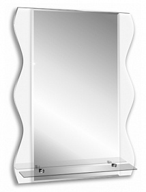 Зеркало Loranto Лацио 55 с полочкой ФР-00001105 Водяной