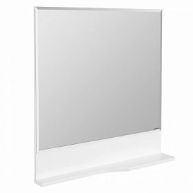 Зеркало Акватон Инди 80 белое с полочкой 1A188502ND010 Водяной