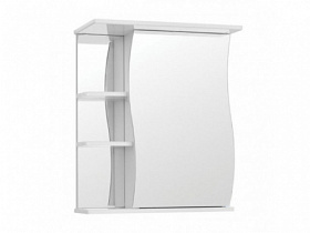 Зеркало-шкаф Style Line Волна 50 Эко Волна шкаф справа белое с полочкой Водяной