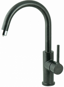 Смеситель для кухни (мойки) Lemark Comfort LM3073PAN с переключ.для фильтра питьевой воды антрацит латунь Водяной