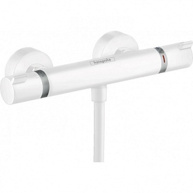 Смеситель для душа термостат Hansgrohe Ecostat Comfort 13116700 белый латунь