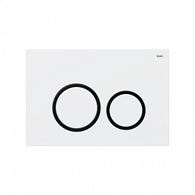 Кнопка смыва (клавиша) для инсталляции Iddis Unifix 003 прямоугольная белая матовая UNI03WBi77 Водяной