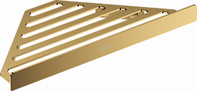 Полка угловая для ванны металл Hansgrohe AddStoris золото 41741990 Водяной