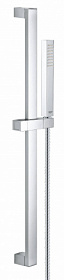 Душевая стойка с лейкой и шлангом Grohe Euphoria Cube+ 600 мм прямоугольная 1 реж. 27891000 хром Водяной