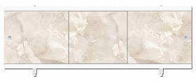 Экран (панель) фронтальный 168 Метакам Монолит-М универсальный ЭМ19 пластик мрамор бежевый Водяной